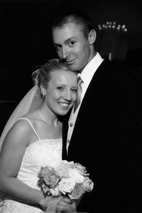 our wedding pic BWblog